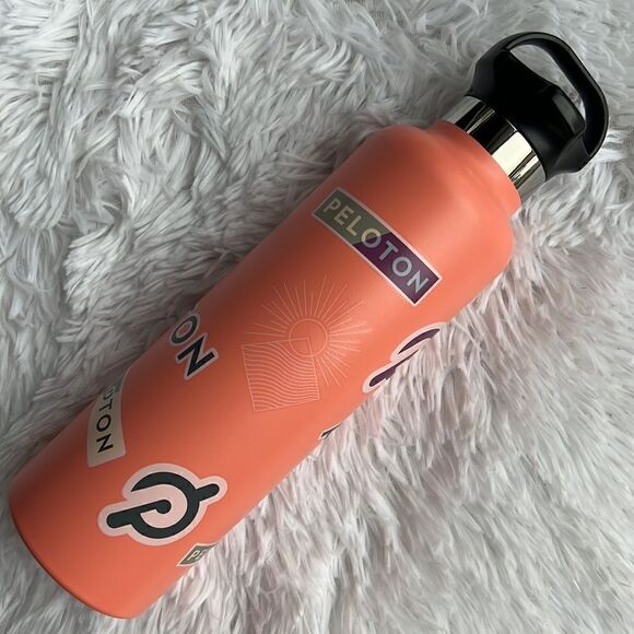 Peloton 24oz Stainless Steel Sticker Bottle, Orange - Picture 4 of 16